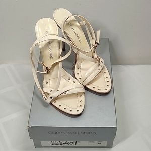Women's Gianmarco Lorenzi White Sandle
